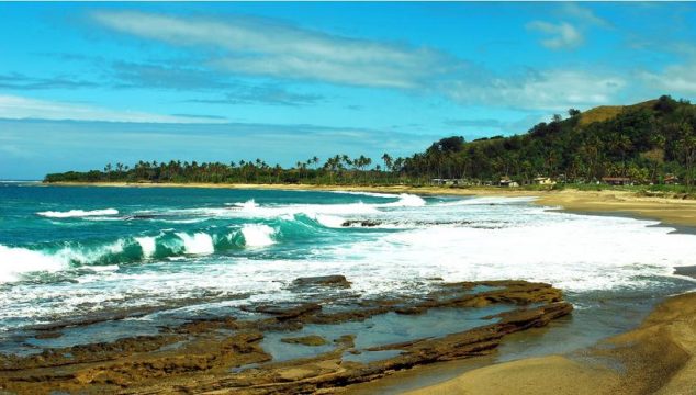 Loka -an unusually high tide that occurs on the Coral Coast, Fiji