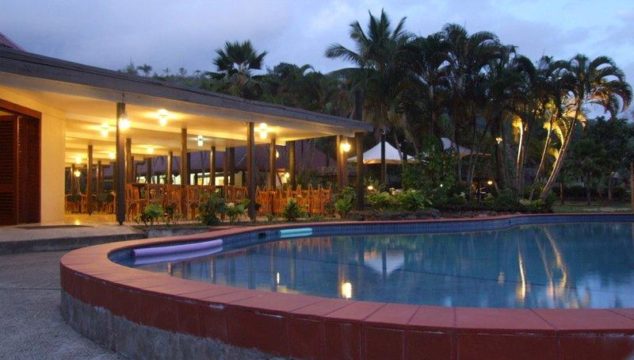 Swimming Pool Night Time