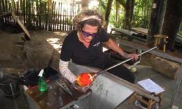 Fiji's one and only glass blowing studio, Hot Glass Fiji