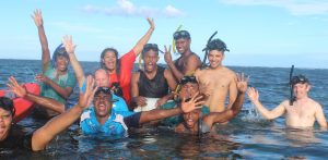 Activiites Team and guest are all part of the Protection of Clams & Corals at Outrigger Fiji Beach Resort