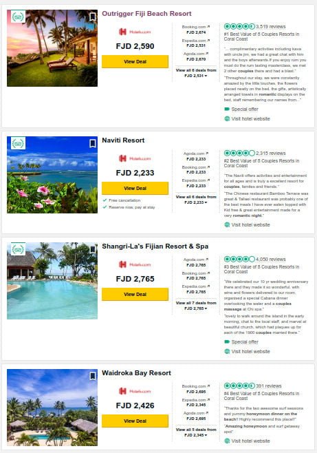 Wedding & Honeymoon Guide to the Coral Coast