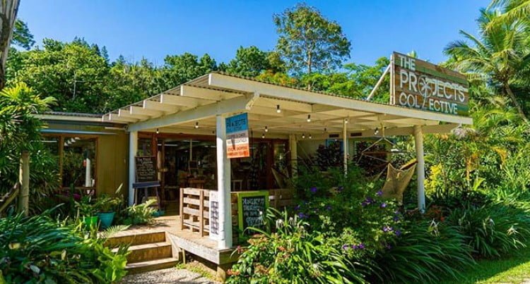 The Projects Collective on the luscious greens at Fiji Beachouse, near Namatakula, Nadroga