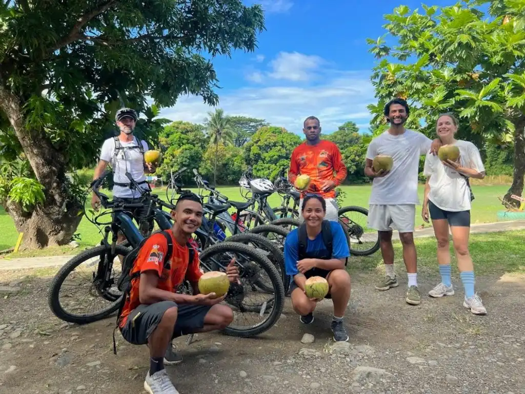 The iBike experience offers much more than just scenic views of Nadi Bay, the Sleeping Giant and the Nausori Highlands