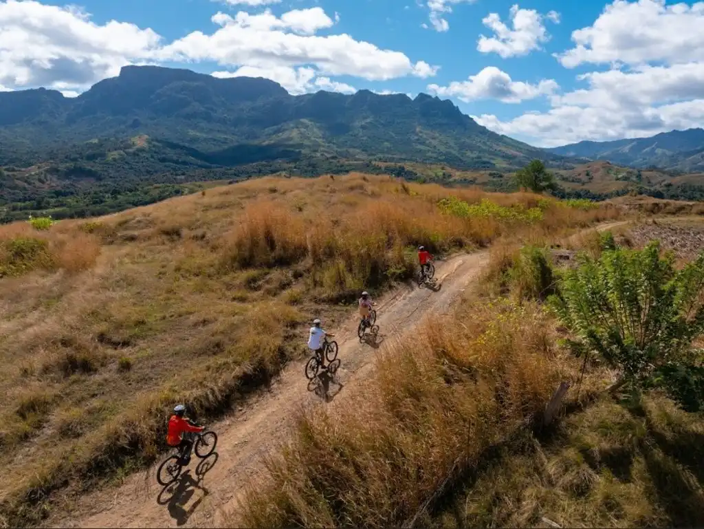 The iBike experience offers much more than just scenic views of Nadi Bay, the Sleeping Giant, and the Nausori Highlands. Picture: SUPPLIED
